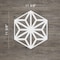 Ekena Millwork Small Hampton Decorative Fretwork Wall Panels in Architectural Grde PVC, 11 3/8"W x 13 1/8"H x 3/8"T WALP12X12HMP - alternate 6